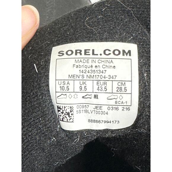 Sorel Cheyanne II Boots Mens 10.5 Surplus Green Waterproof Leather Rubber Shell main image 6